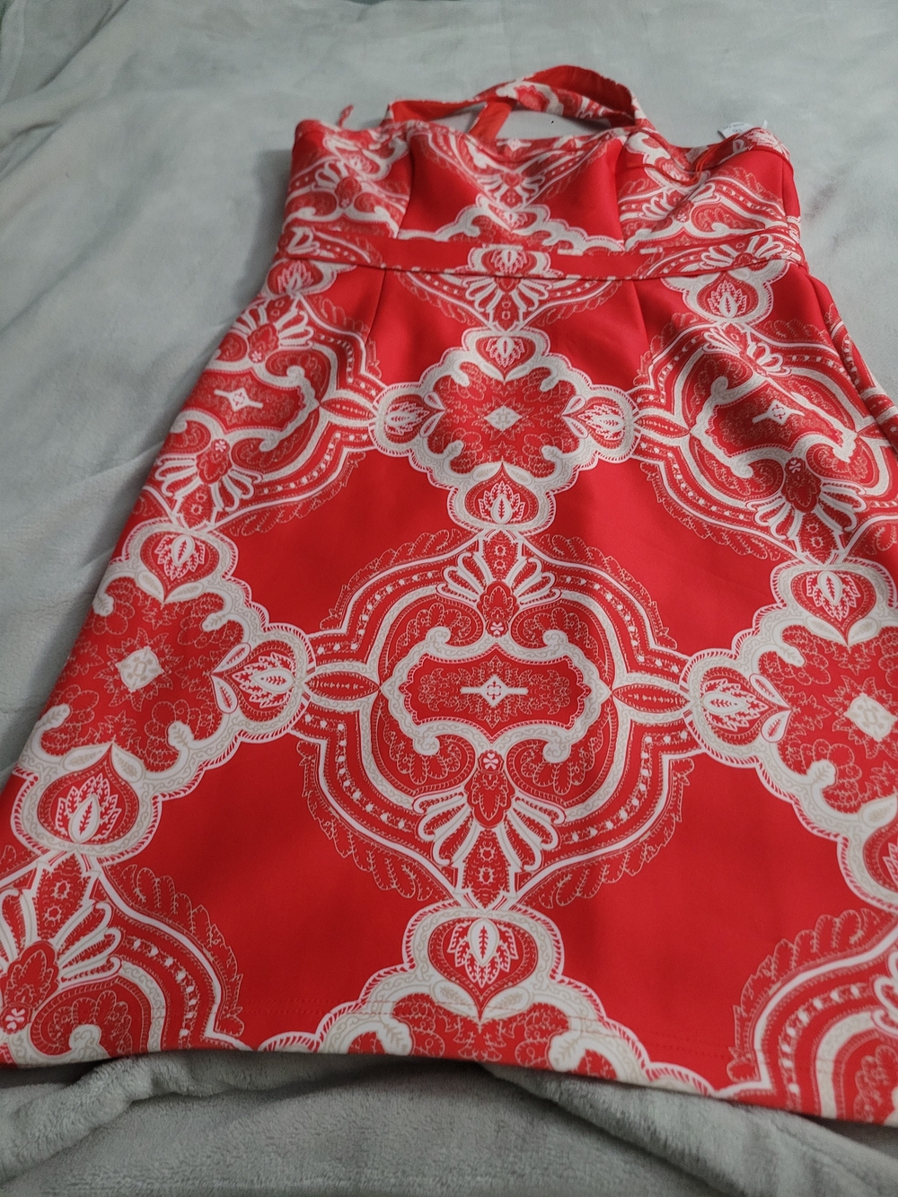 NWT Adrianna Papell Red & White Sheath Dress – Size 16